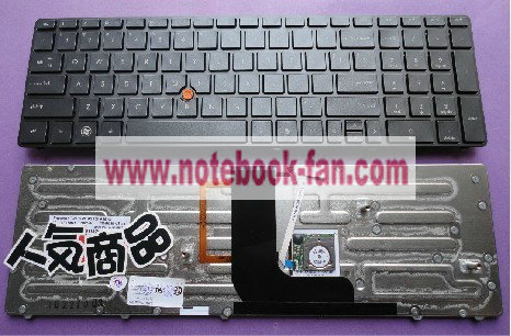 New HP EliteBook 8560W keyboard Point 652683-001, 55010S800-035